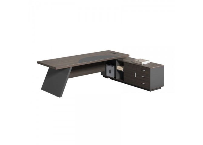 MASTER Desk (RIGHT) 180x180cm Grey Walnut