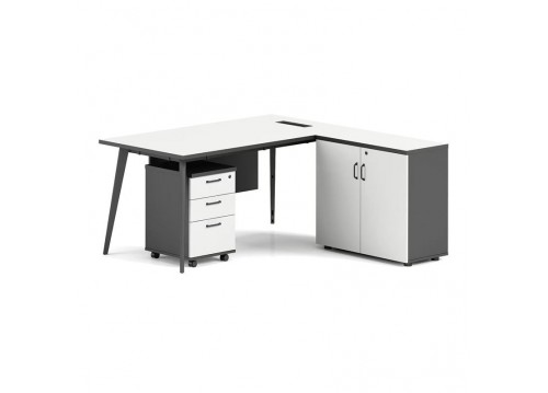 STATUS Reversible Desk 180x80cm Grey/White