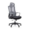BF8600 Manager Armchair Grey Mesh/Black Fabric