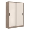 VANITY Wardrobe 120x60x200cm Sonoma Oak/Cream
