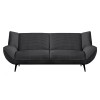 EMERALD 3-Seater Sofa Anthracite Corduroy Fabric