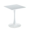 BREAK Table 60x60cm White Color, MDF-Metal