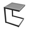 CORTE Side Table Metal Black 35x35x41cm