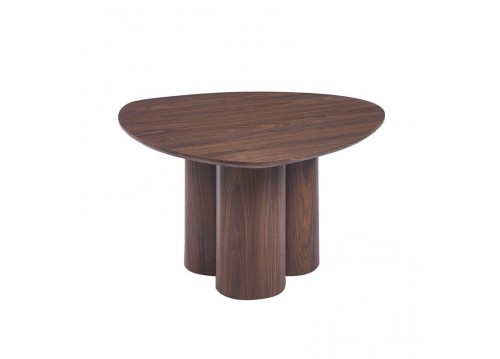 LEBRON Coffee Table 80x80cm MDF Walnut