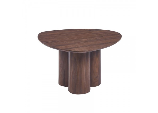 LEBRON Coffee Table 80x80cm MDF Walnut