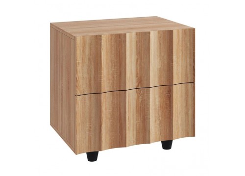 MOTION Bedside 2-Drawers 48x40x50cm Natural
