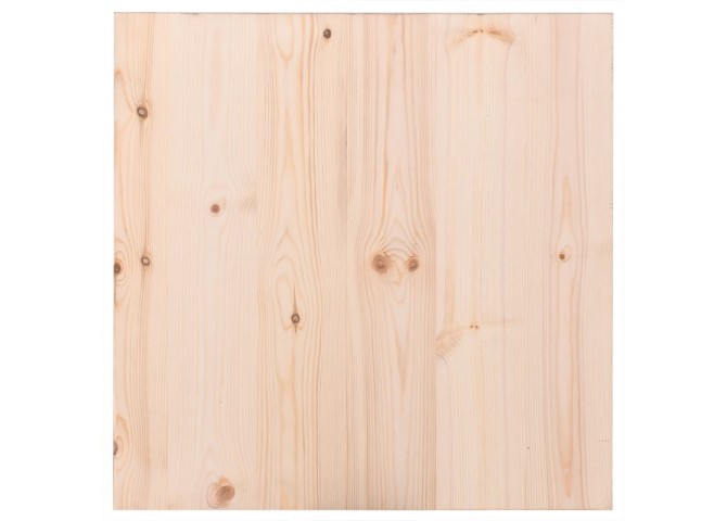 TABLE TOP 80x80cm/40mm Pine, Raw