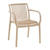 MODENA Stackable Armchair PP-UV Tortora