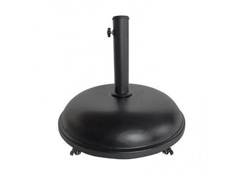 CONCRETE Umbrella Base-35kg, Black (with castors)