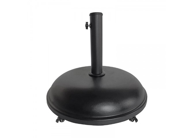 CONCRETE Umbrella Base-35kg, Black (with castors)