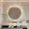 LED-1 Wall Mirror D60cm, Illuminated