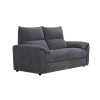 DALLAS 2-Seater Sofa Grey Fabric