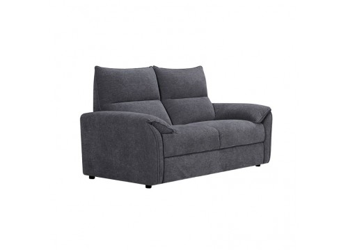 DALLAS 2-Seater Sofa Grey Fabric