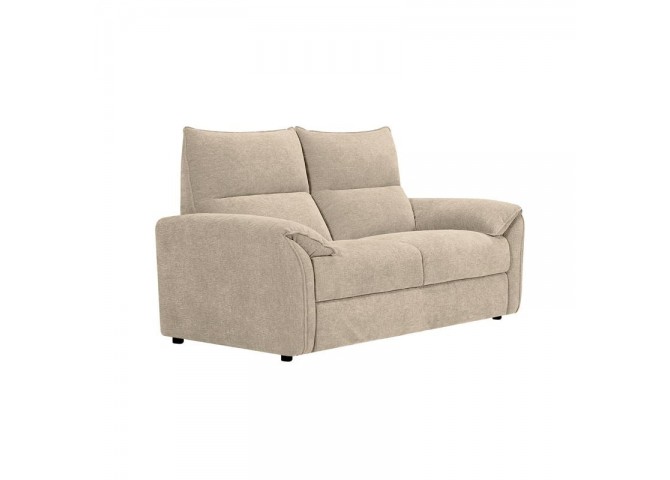 DALLAS 2-Seater Sofa Beige Fabric