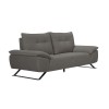 SELENA 2-Seater Sofa Grey Fabric