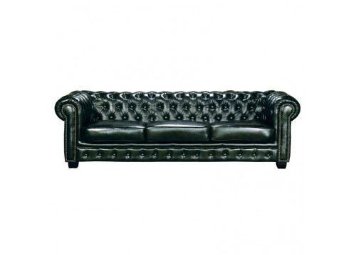 CHESTERFIELD Birmingham 4-S Leather Antique Green