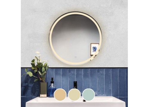LED-2 Wall Mirror D60cm, Illuminated