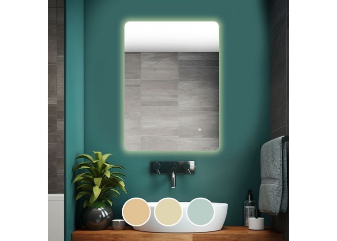 LED-5 Wall Mirror 60x80cm, Illuminated