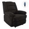 JULIA Massage Armchair Relax Black Fabric