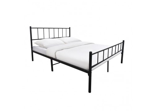 TIVO Bed (for Mattress 150x200cm) Metal Black