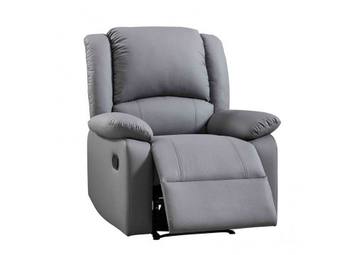 EVA Relax Armchair, Pu Dark Grey