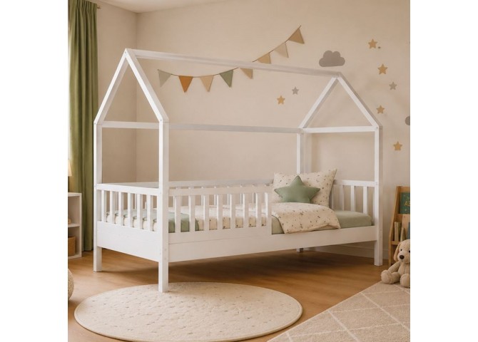 DREAM Montessori Kid Bed White (for Mattress 90x190cm)