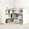 MULTI Bookcase 80/150x24x90cm White