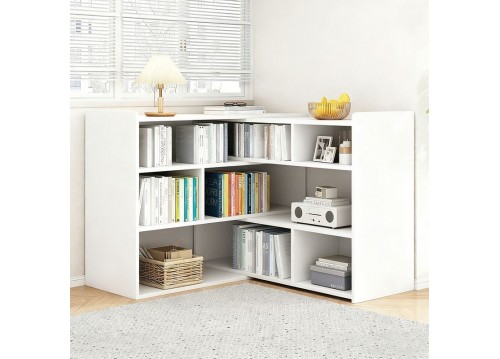 MULTI Bookcase 80/150x24x90cm White
