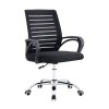 BF2140 Office Armchair Chromed Base/Mesh Black