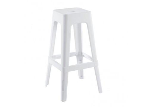 RELIX PP Bar Stool, White