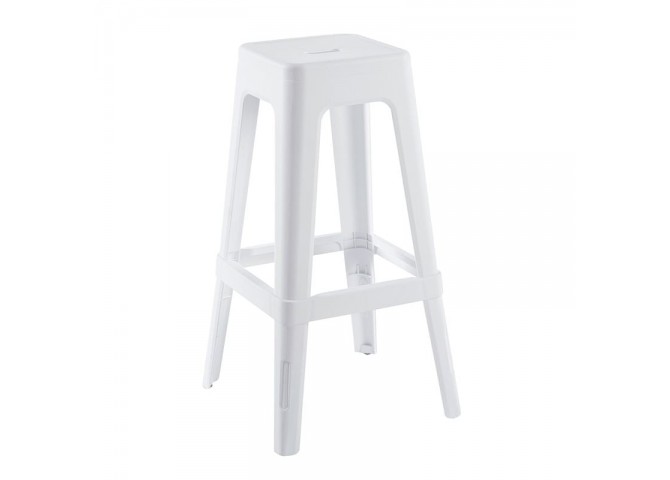RELIX PP Bar Stool, White