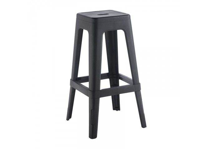 RELIX PP Bar Stool, Black