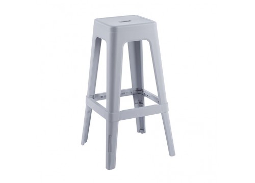 RELIX PP Bar Stool, Grey