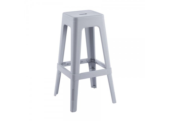 RELIX PP Bar Stool, Grey