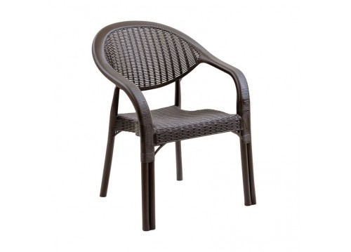 BAMBOO Pro Armchair PP-UV Brown