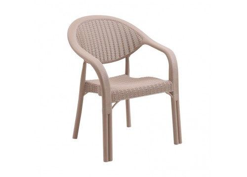 BAMBOO Pro Armchair PP-UV Cappuccino