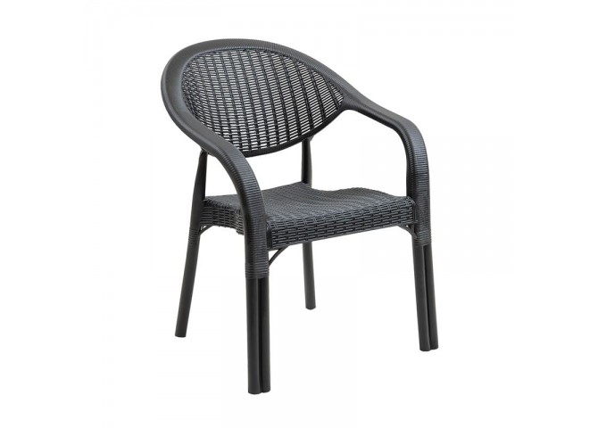 BAMBOO Pro Armchair PP-UV Anthracite