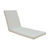 Μαξιλάρι ξαπλώστρας υφασμάτινο εκρού foam+polyester