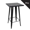 Τραπέζι BAR 60x60x101cm Μεταλλικό Antique Black