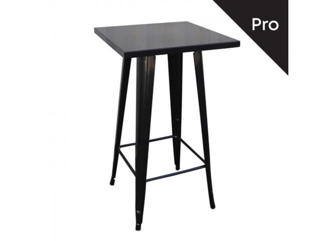 Τραπέζι BAR 60x60x101cm Μεταλλικό Antique Black