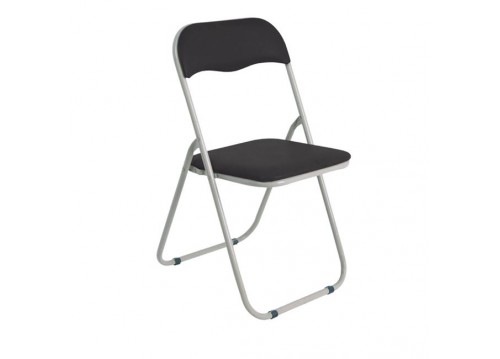 Καρέκλα πτυσσόμενη μέταλλο γκρι 44x44x79cm