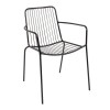 Kαρέκλα με minimal design σε μαύρο χρώμα