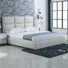 Κρεβάτι με υφασμάτινη επένδυση σε απόχρωση grey stone για στρώμα 160x200cm