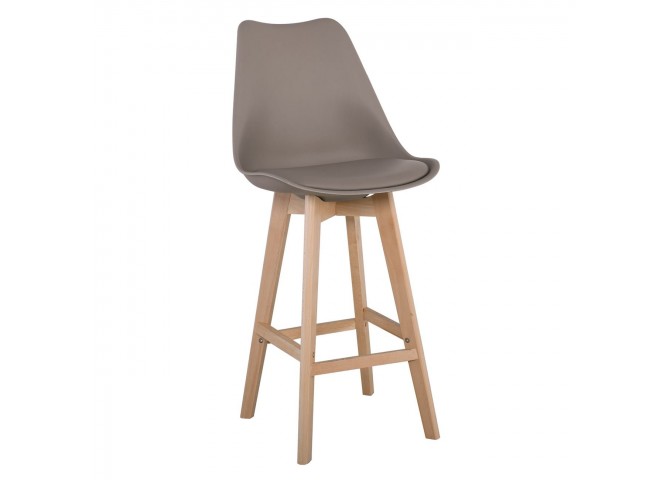 Σκαμπώ BAR PP Sand Beige 48x55x109cm