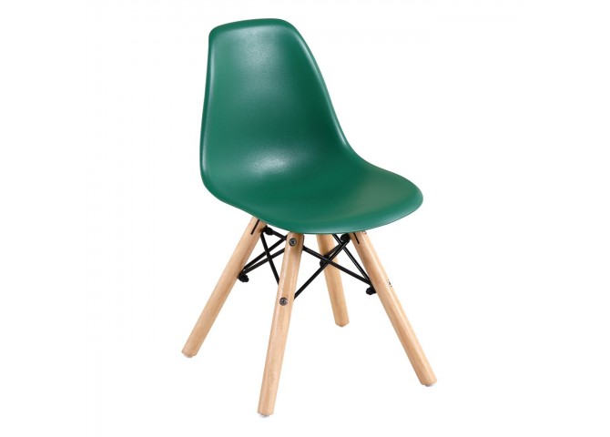 ART Wood Kid Chair PP Green