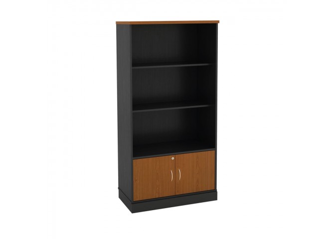 Βιβλιοθήκη με δύο ντουλάπια 80x40x172cm