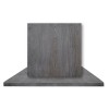 RESIN ΚΑΠΑΚΙ 80x80cm Cement (Εξωτερικού Χώρου)