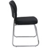 VENUS Chair/Chromed Frame/Black Pu