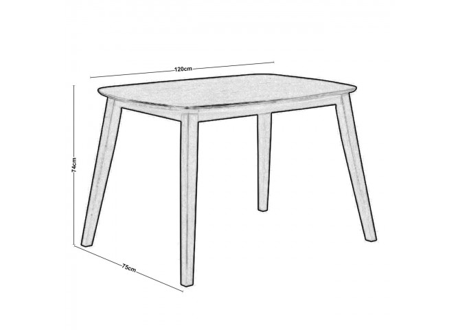 Τραπ.120x75cm Green Walnut