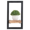 Frame Ράφι 20x25x35cm Ακακία Φυσικό/Μετ.Μαύρο